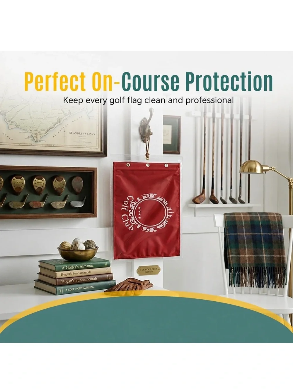 Clear Waterproof Flag and Document Protector Sleeves (2 Pack)